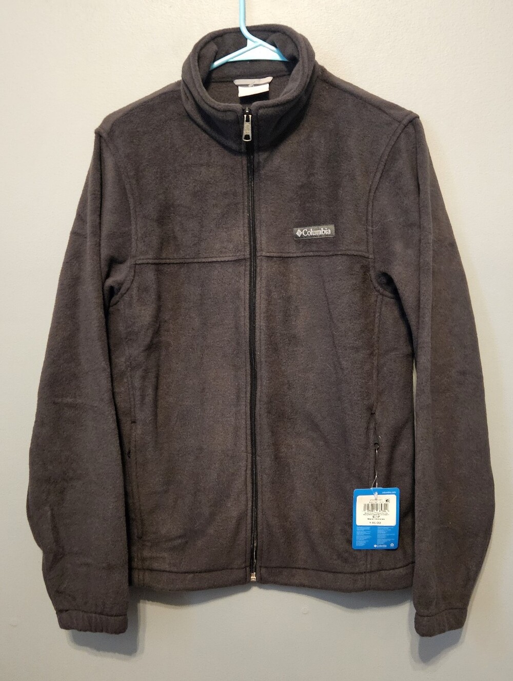 Columbia Mount Grant Fleece Full Zip Mens Gray Jacket Size Small S New NWTBran